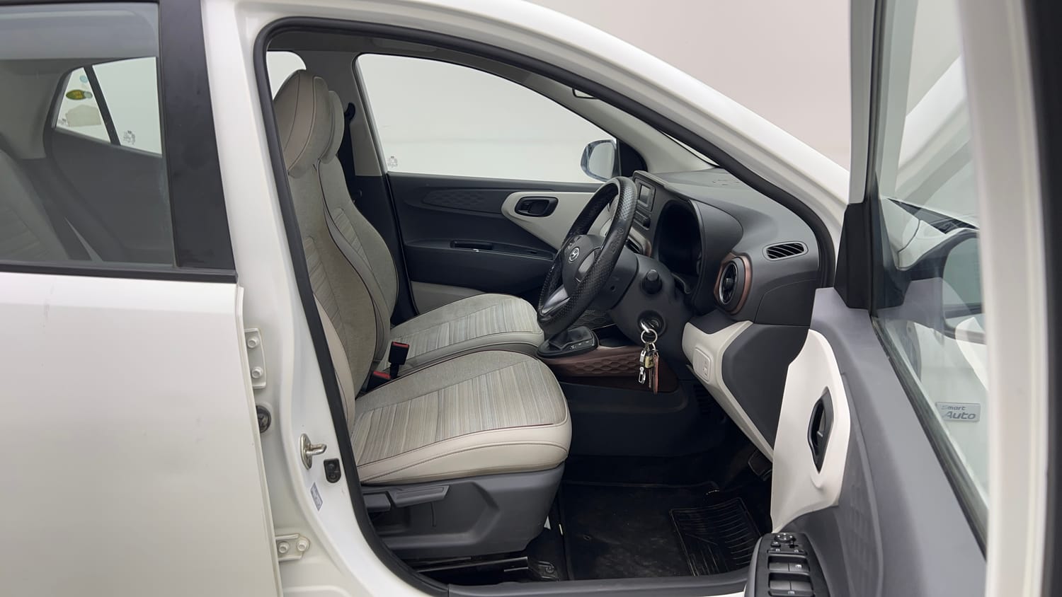 Used 2021 Hyundai Aura S 1.2 AMT Petrol Petrol Automatic interior RIGHT SIDE FRONT DOOR CABIN VIEW