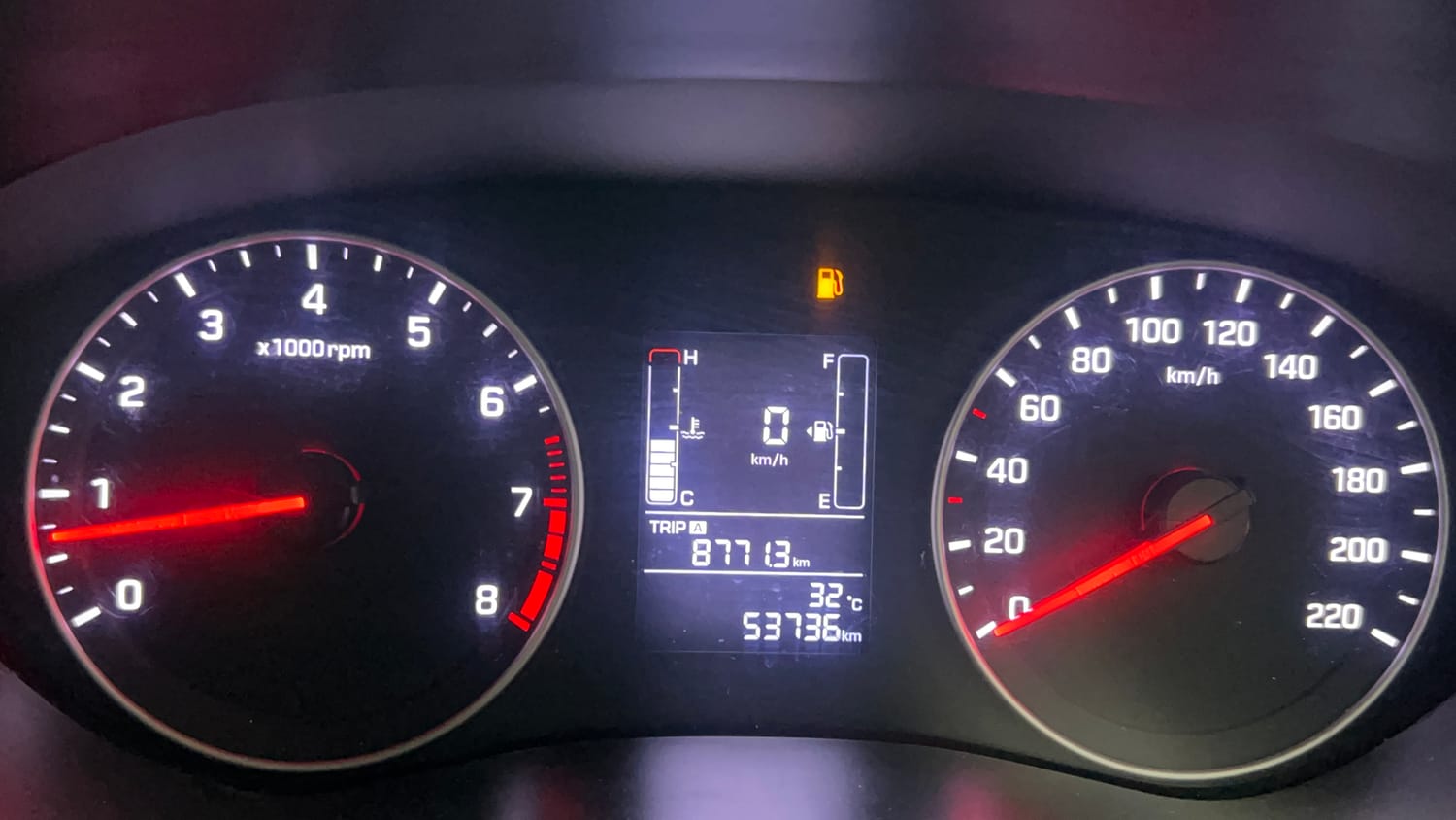 Used 2018 Hyundai Elite i20 Sportz 1.2 Petrol Manual interior CLUSTERMETER VIEW