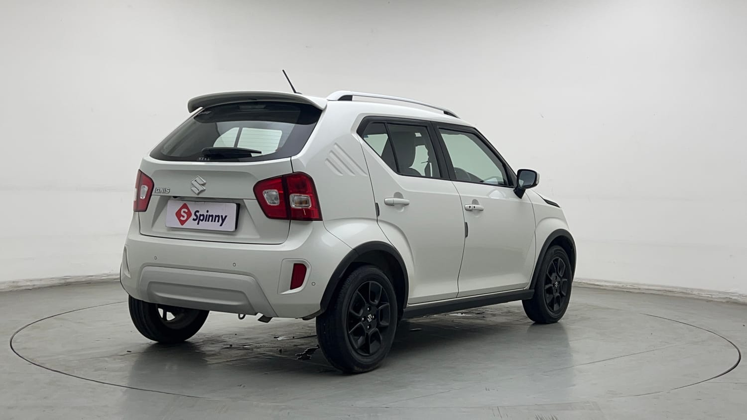 Used 2025 Maruti Suzuki Ignis Alpha 1.2 AMT Petrol Automatic exterior RIGHT REAR CORNER VIEW
