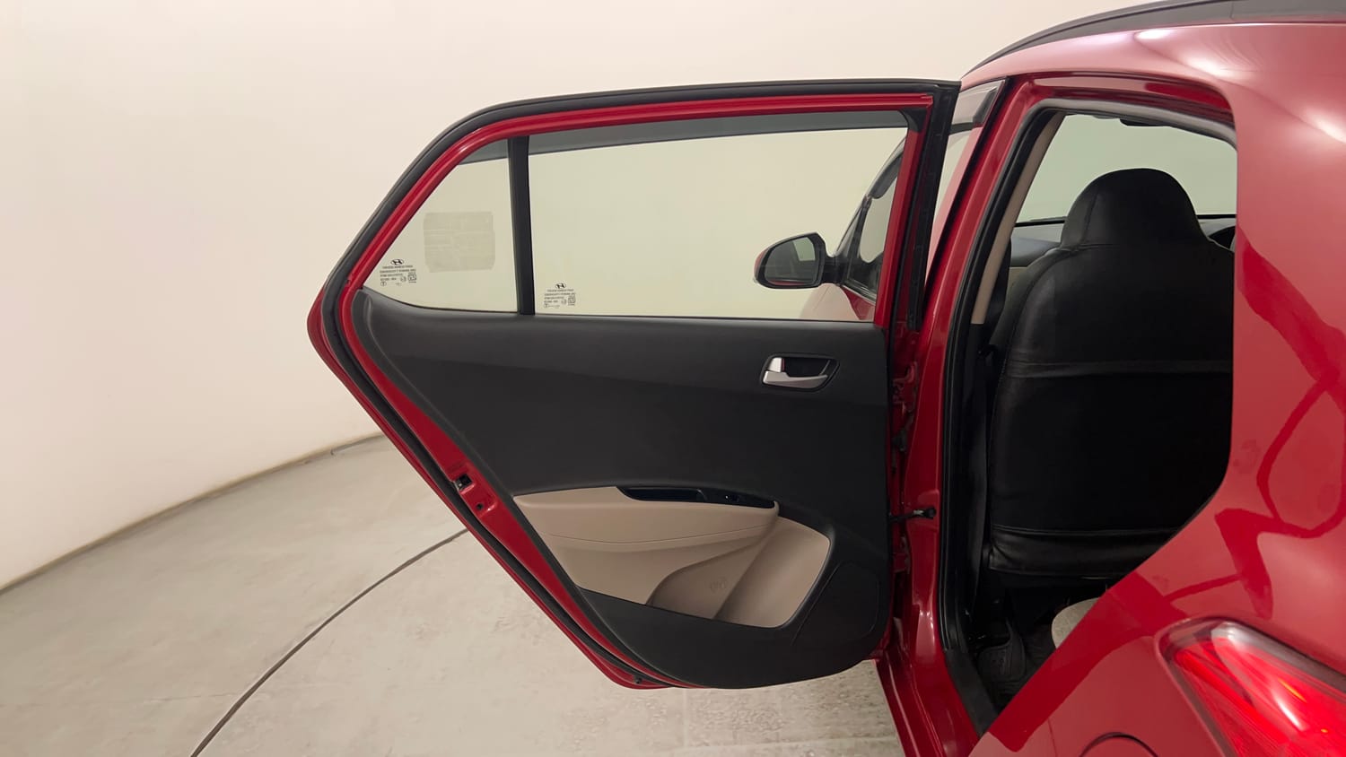 Used 2017 Hyundai Grand i10 Sportz (O) 1.2 Kappa VTVT Petrol Manual interior LEFT REAR DOOR OPEN VIEW