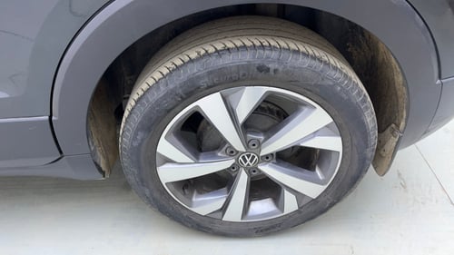Used 2023 Volkswagen Taigun Topline 1.0 TSI MT Petrol Manual tyres LEFT REAR TYRE RIM VIEW