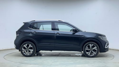 Used 2023 Volkswagen Taigun Topline 1.0 TSI MT Petrol Manual exterior RIGHT SIDE VIEW