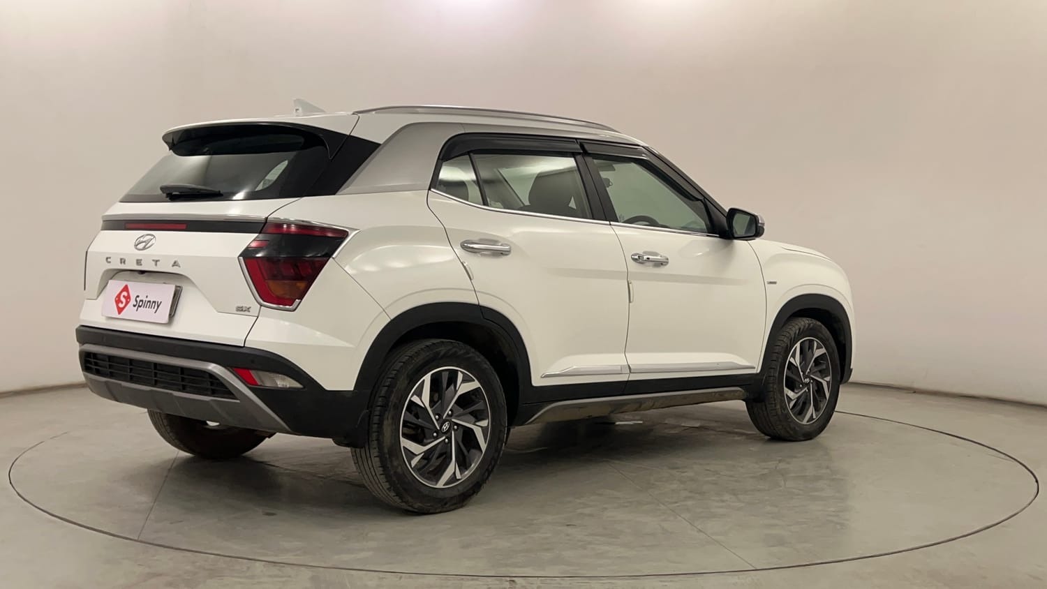 Used 2023 Hyundai Creta SX (O) 1.5 Petrol IVT Petrol Automatic exterior RIGHT REAR CORNER VIEW