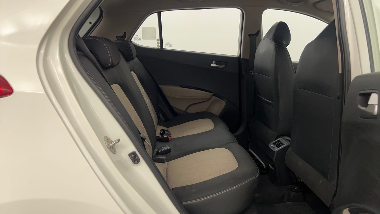 Used 2014 Hyundai Grand i10 Asta AT 1.2 Kappa VTVT Petrol Automatic interior RIGHT SIDE REAR DOOR CABIN VIEW