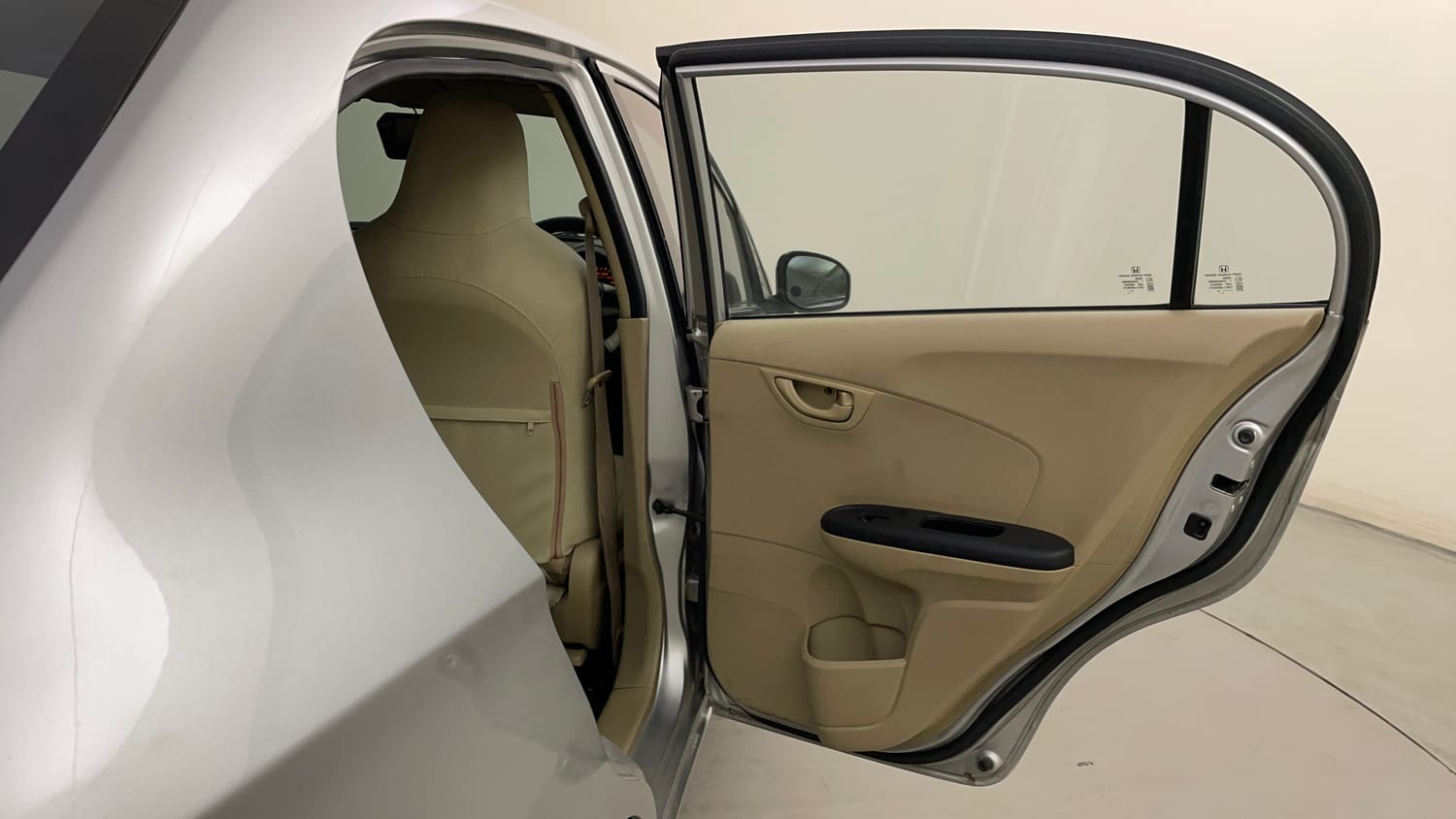 Used 2014 Honda Amaze 1.2 S AT i-VTEC Petrol Automatic interior RIGHT REAR DOOR OPEN VIEW