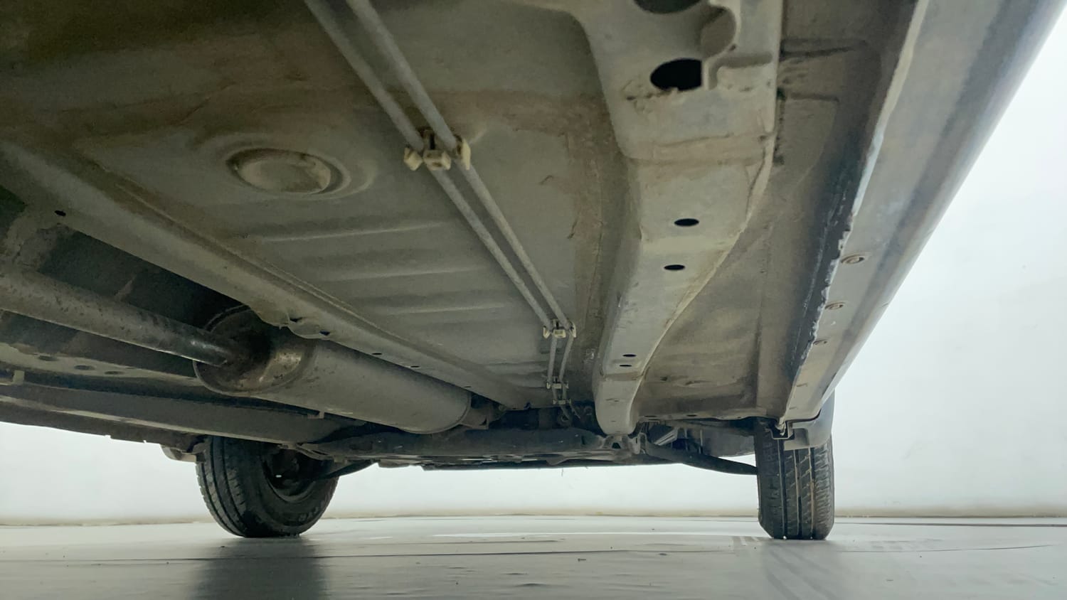 Used 2024 Maruti Suzuki Alto K10 VXi Plus (O) AGS Petrol Automatic extra REAR RIGHT UNDERBODY VIEW