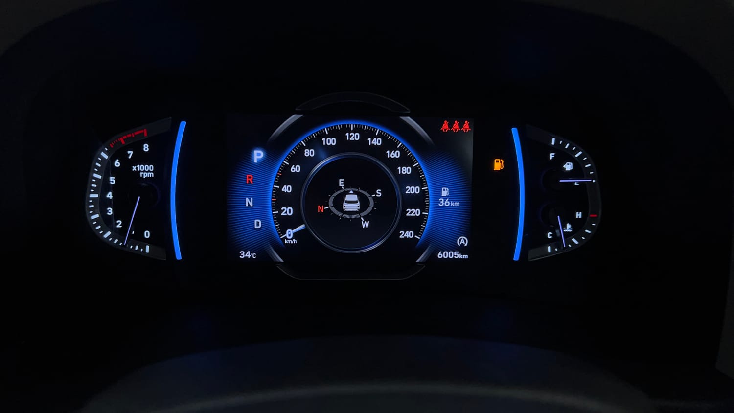 Used 2023 Hyundai Creta SX (O) 1.5 Petrol IVT Petrol Automatic interior CLUSTERMETER VIEW
