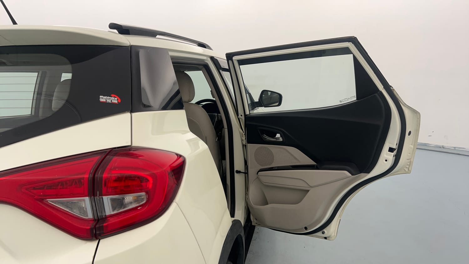 Used 2023 Mahindra XUV 300 W8 1.2 Petrol Petrol Manual interior RIGHT REAR DOOR OPEN VIEW