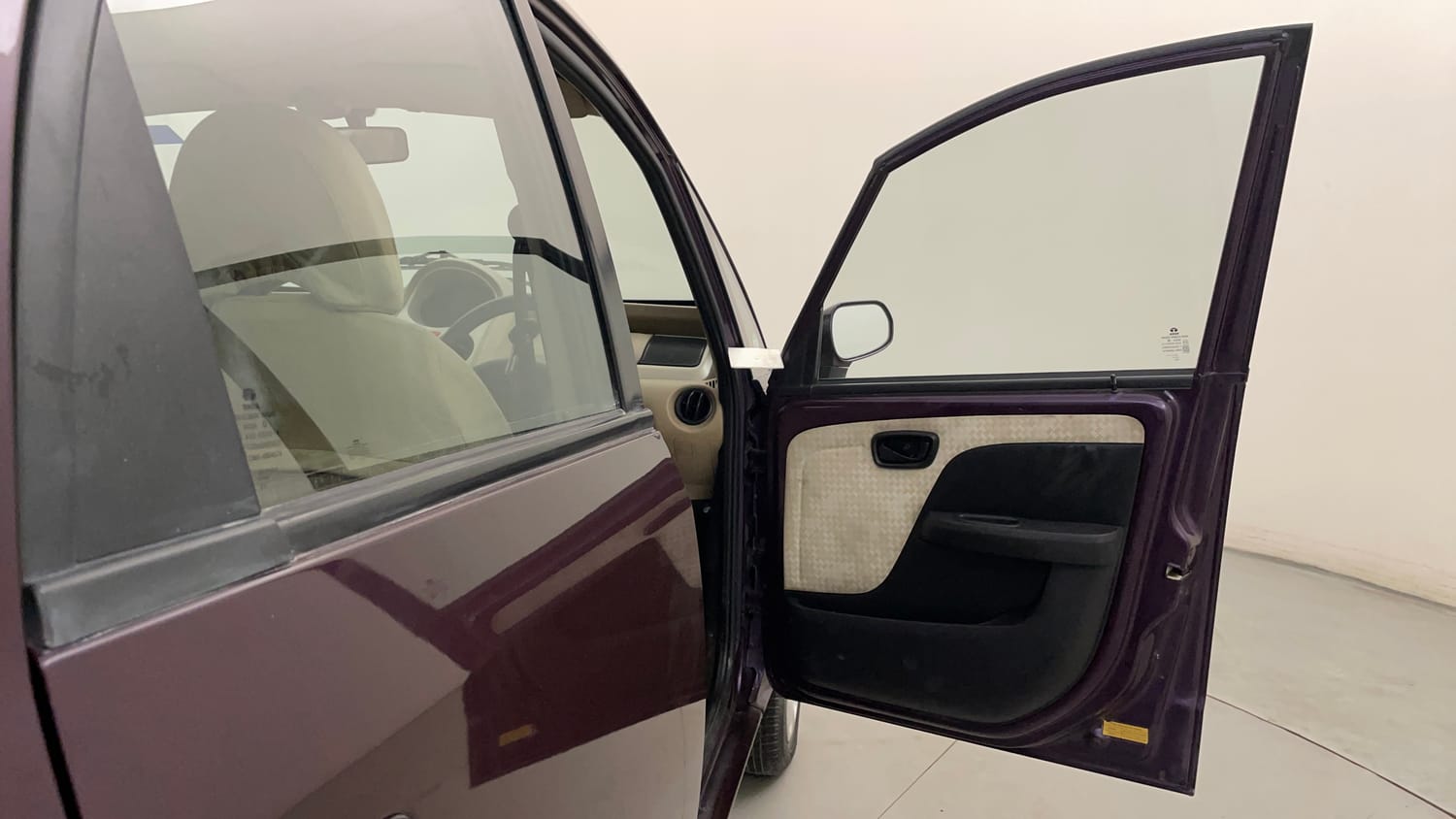Used 2015 Tata Nano Twist XT Petrol Manual interior RIGHT FRONT DOOR OPEN VIEW