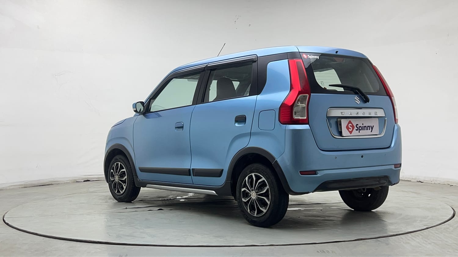 Used 2019 Maruti Suzuki Wagon R ZXi 1.2 AMT Petrol Automatic exterior LEFT REAR CORNER VIEW