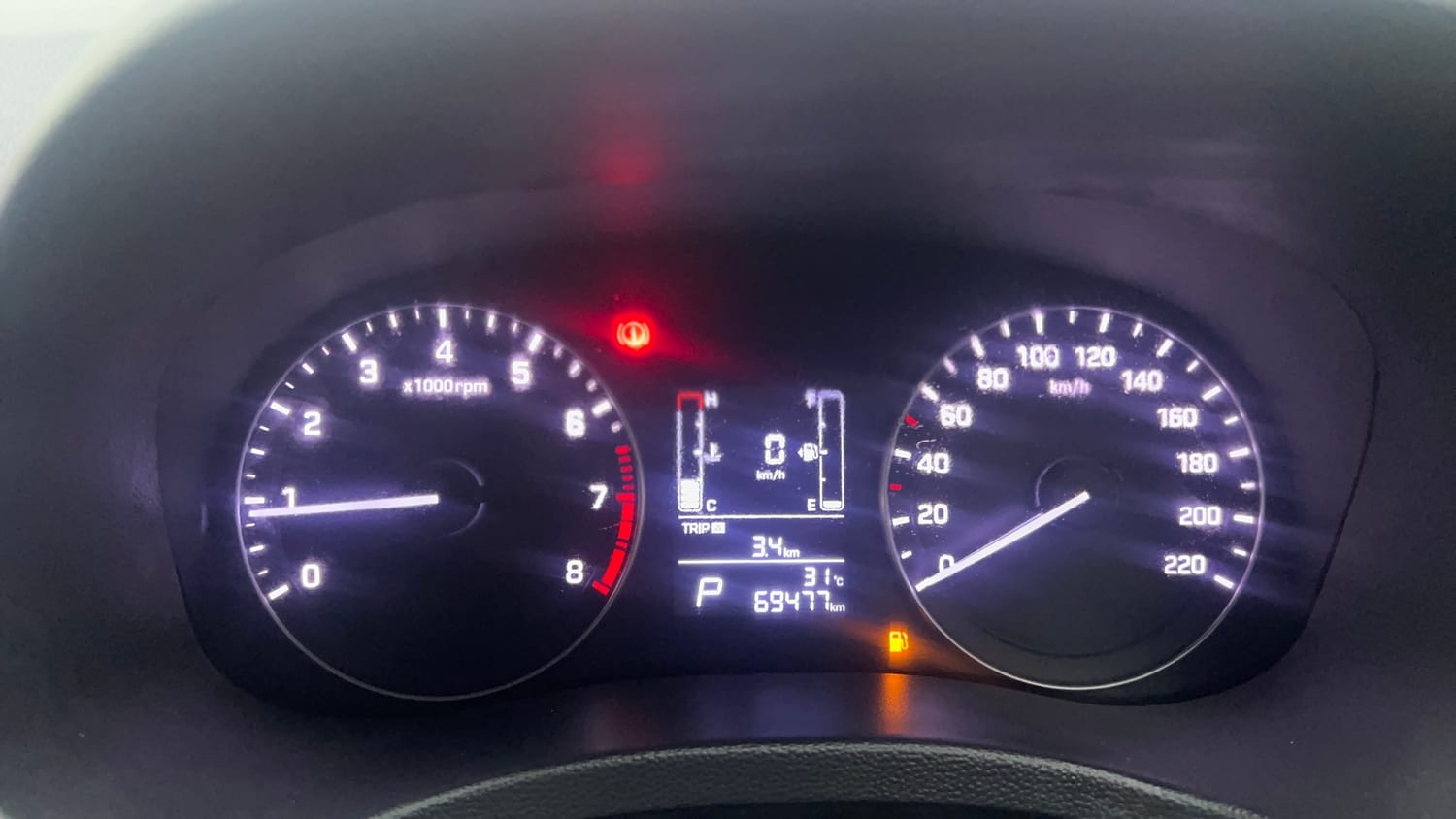 Used 2018 Hyundai Creta SX Plus 1.6 AT Petrol Petrol Automatic interior CLUSTERMETER VIEW