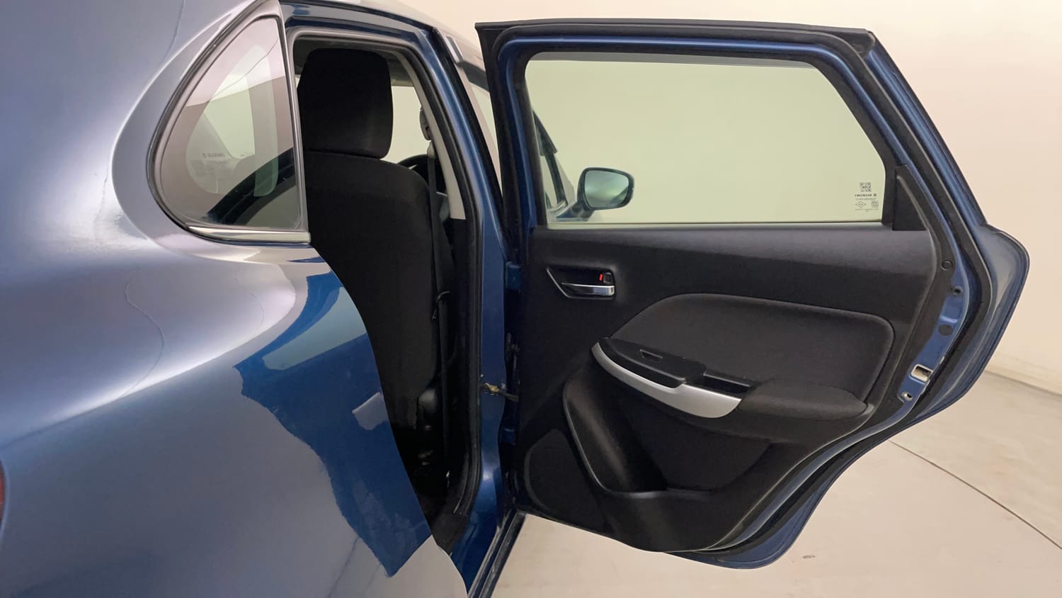 Used 2018 Maruti Suzuki Baleno Zeta 1.2 AT Petrol Automatic interior RIGHT REAR DOOR OPEN VIEW