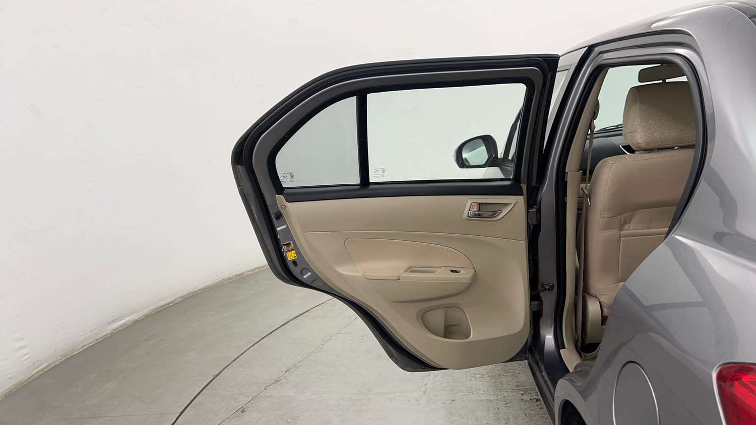 Used 2014 Maruti Suzuki Swift Dzire ZXI Petrol Manual interior LEFT REAR DOOR OPEN VIEW