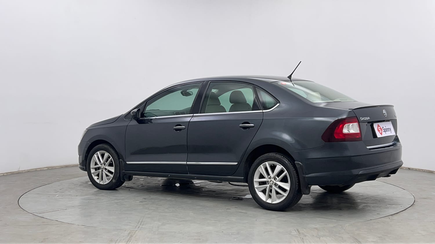 Used 2020 Skoda Rapid Style AT Petrol Automatic exterior LEFT REAR CORNER VIEW