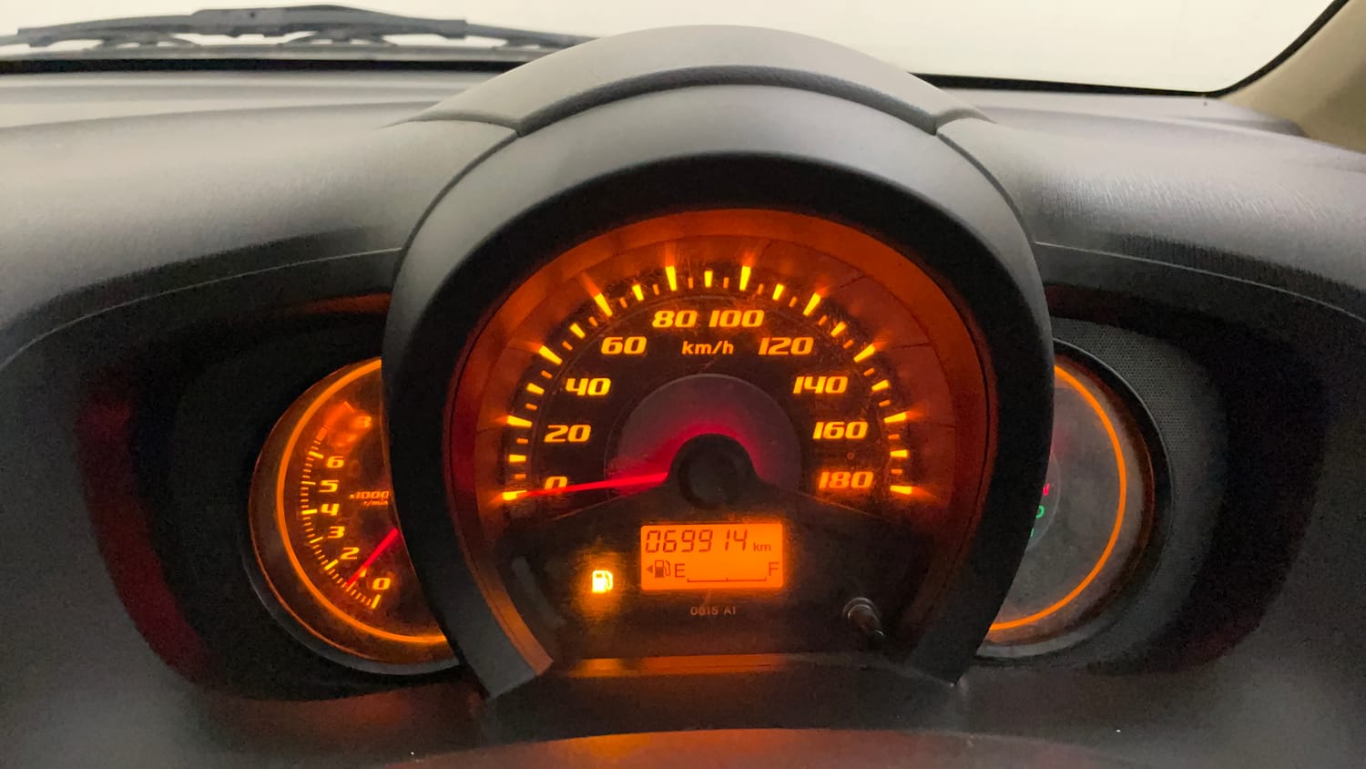 Used 2014 Honda Amaze 1.2 S AT i-VTEC Petrol Automatic interior CLUSTERMETER VIEW