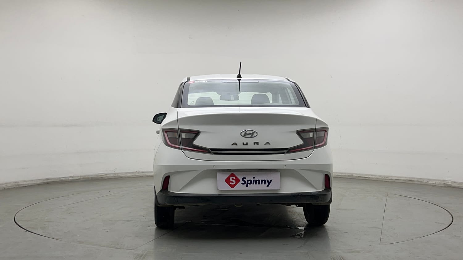 Used 2021 Hyundai Aura S 1.2 AMT Petrol Petrol Automatic exterior BACK VIEW