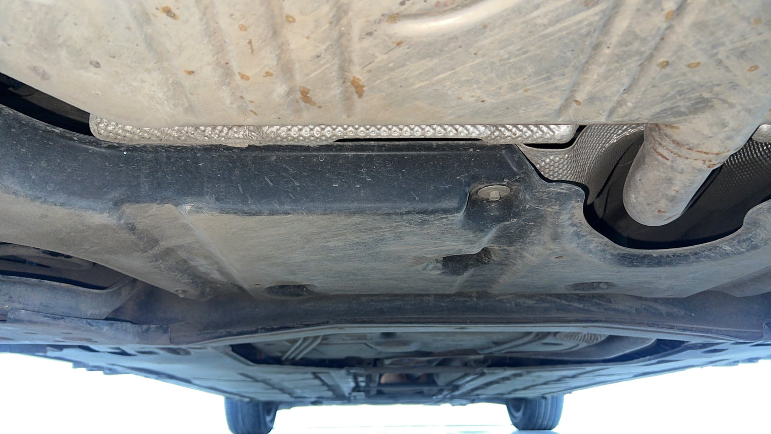 Used 2021 Mercedes-Benz A-Class Limousine 200 Petrol Automatic extra REAR UNDERBODY VIEW (TAKEN FROM REAR)