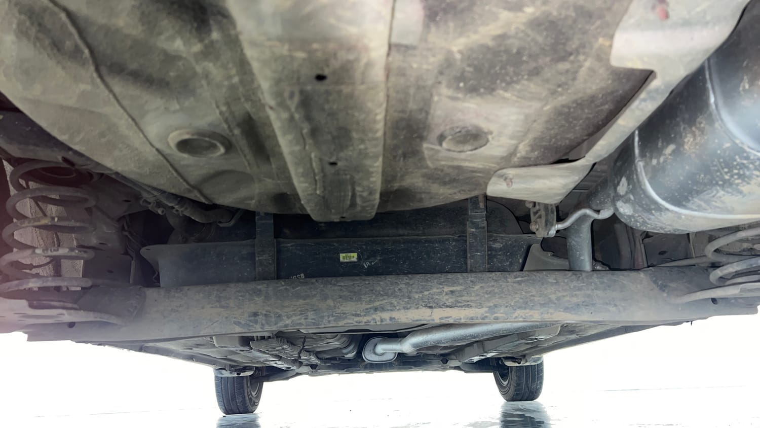 Used 2019 Hyundai Xcent S Petrol Manual extra REAR UNDERBODY VIEW (TAKEN FROM REAR)