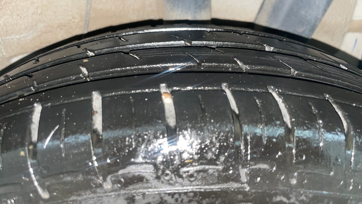 Used 2026 Hyundai Grand i10 Nios Magna 1.2 Kappa Petrol Manual tyres LEFT REAR TYRE TREAD VIEW