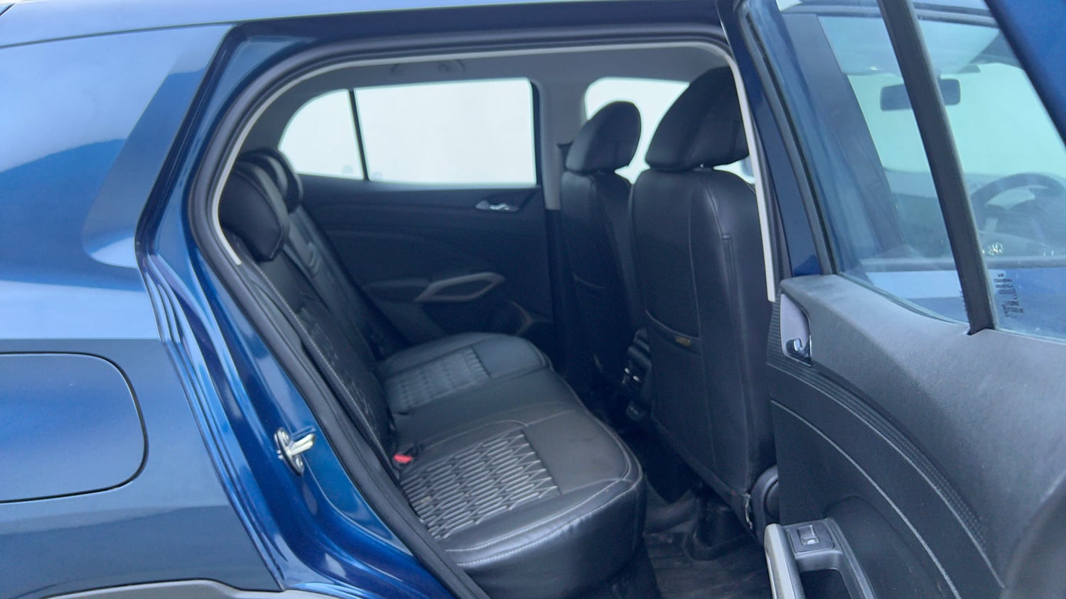 Used 2025 Skoda Kylaq Signature Plus 1.0 TSI MT (Lava Blue) Petrol Manual interior RIGHT SIDE REAR DOOR CABIN VIEW