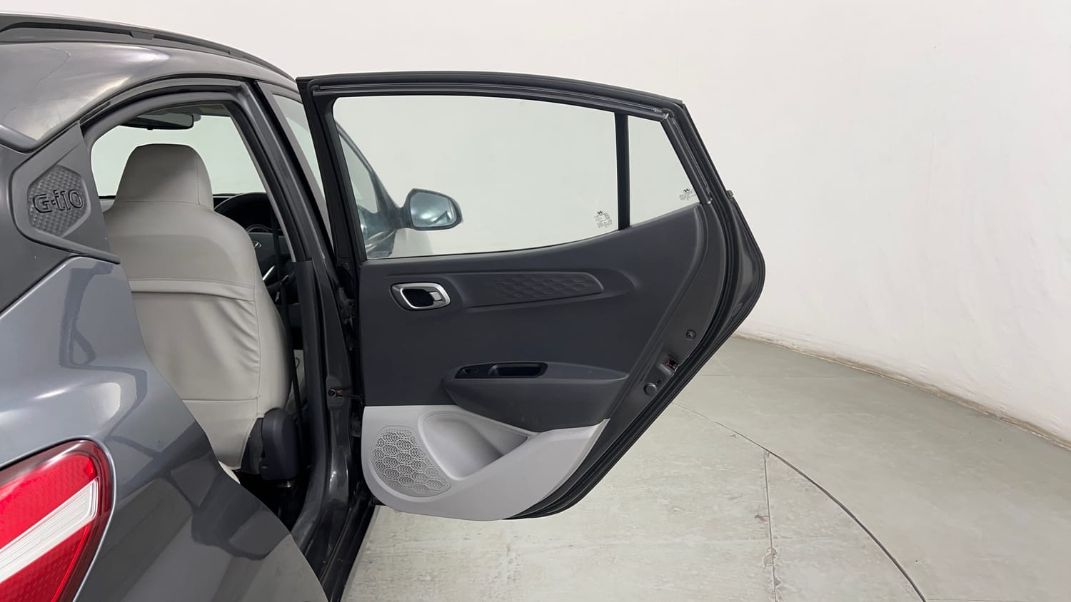 Used 2021 Hyundai Grand i10 Nios Sportz AMT 1.2 Kappa VTVT Petrol Automatic interior RIGHT REAR DOOR OPEN VIEW