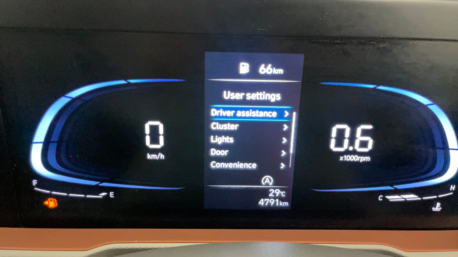 Used 2024 Hyundai Creta 1.5 MPi Petrol MT EX Petrol Manual interior CLUSTERMETER VIEW