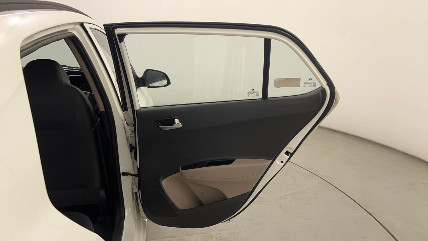 Used 2014 Hyundai Grand i10 Asta AT 1.2 Kappa VTVT Petrol Automatic interior RIGHT REAR DOOR OPEN VIEW