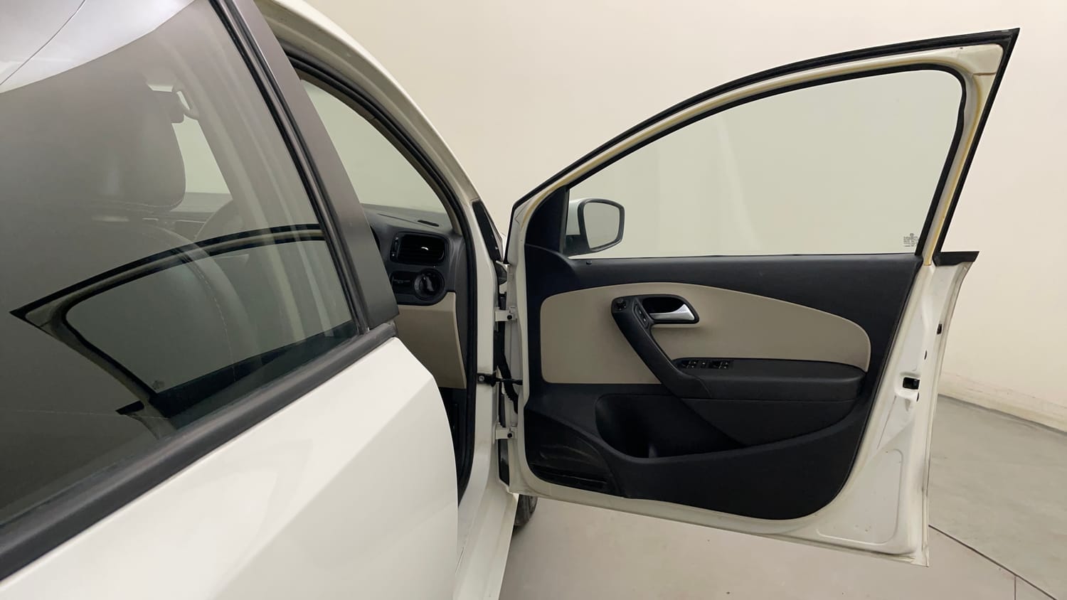 Used 2014 Volkswagen Polo Comfortline 1.2L (D) Diesel Manual interior RIGHT FRONT DOOR OPEN VIEW