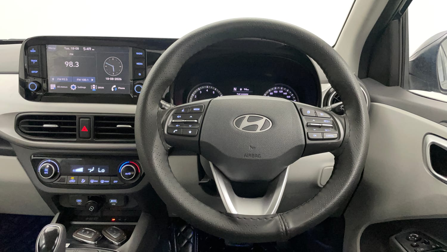 Used 2024 Hyundai Grand i10 Nios Asta 1.2 Kappa AMT Petrol Automatic interior STEERING VIEW