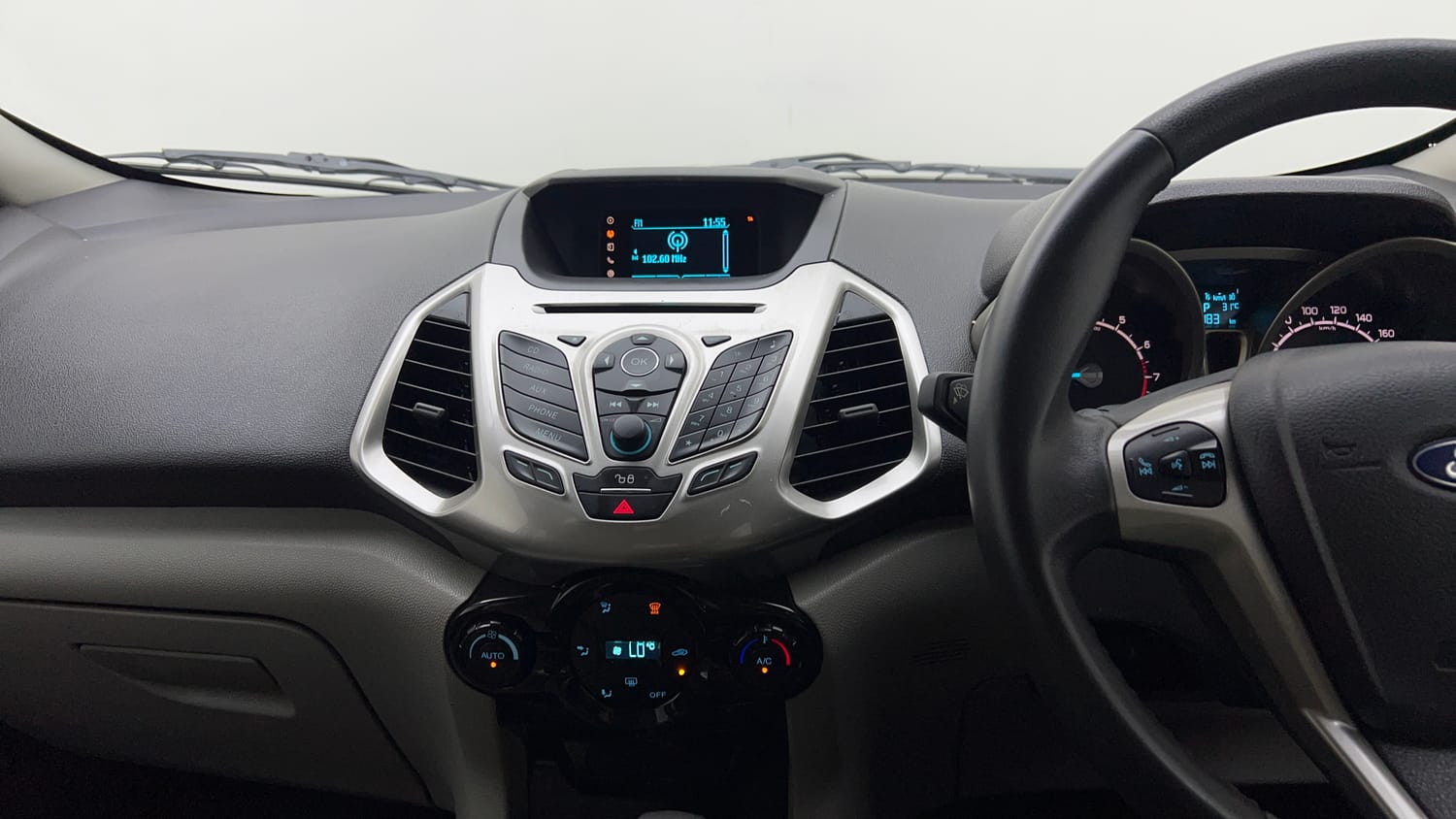 Used 2016 Ford EcoSport Titanium 1.5L Ti-VCT AT Petrol Automatic interior MUSIC SYSTEM & AC CONTROL VIEW