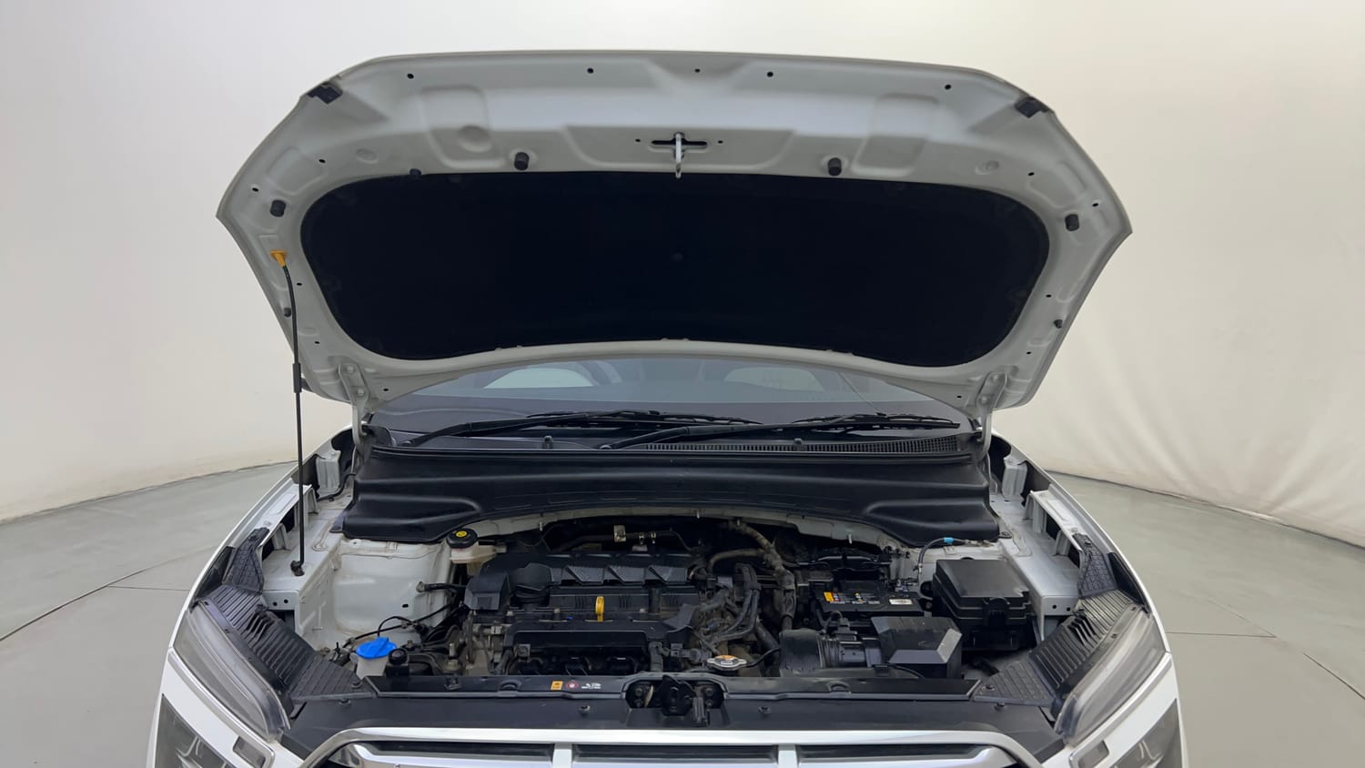 Used 2023 Hyundai Creta SX (O) 1.5 Petrol IVT Petrol Automatic engine ENGINE & BONNET OPEN FRONT VIEW