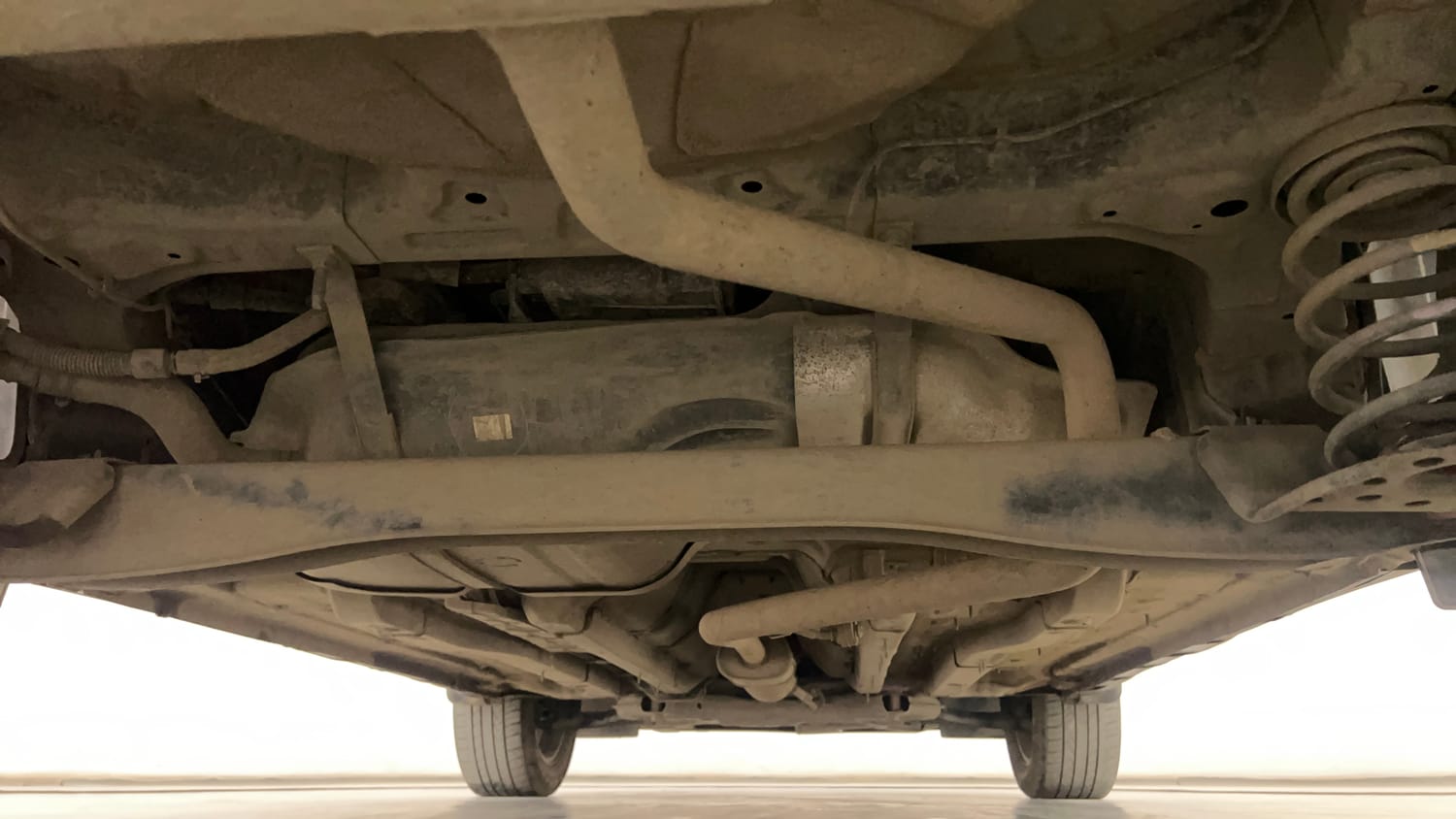 Used 2023 Hyundai Creta SX (O) 1.5 Petrol IVT Petrol Automatic extra REAR UNDERBODY VIEW (TAKEN FROM REAR)