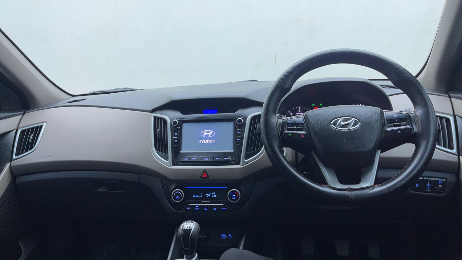 Used 2018 Hyundai Creta SX 1.6 CRDI (O) Diesel Manual interior DASHBOARD VIEW