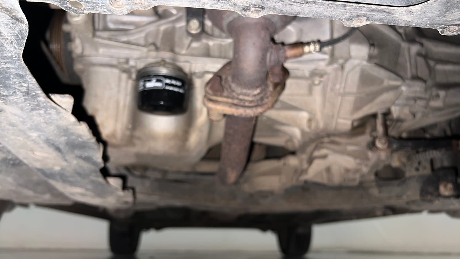 Used 2018 Maruti Suzuki Baleno Alpha 1.2 Petrol Manual extra FRONT LEFT UNDERBODY VIEW