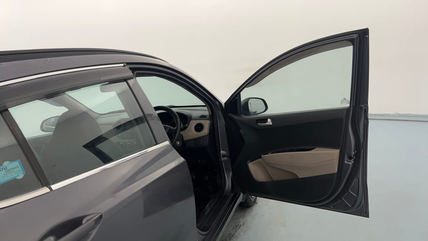Used 2018 Hyundai Grand i10 Sportz 1.2 Kappa VTVT Petrol Manual interior RIGHT FRONT DOOR OPEN VIEW