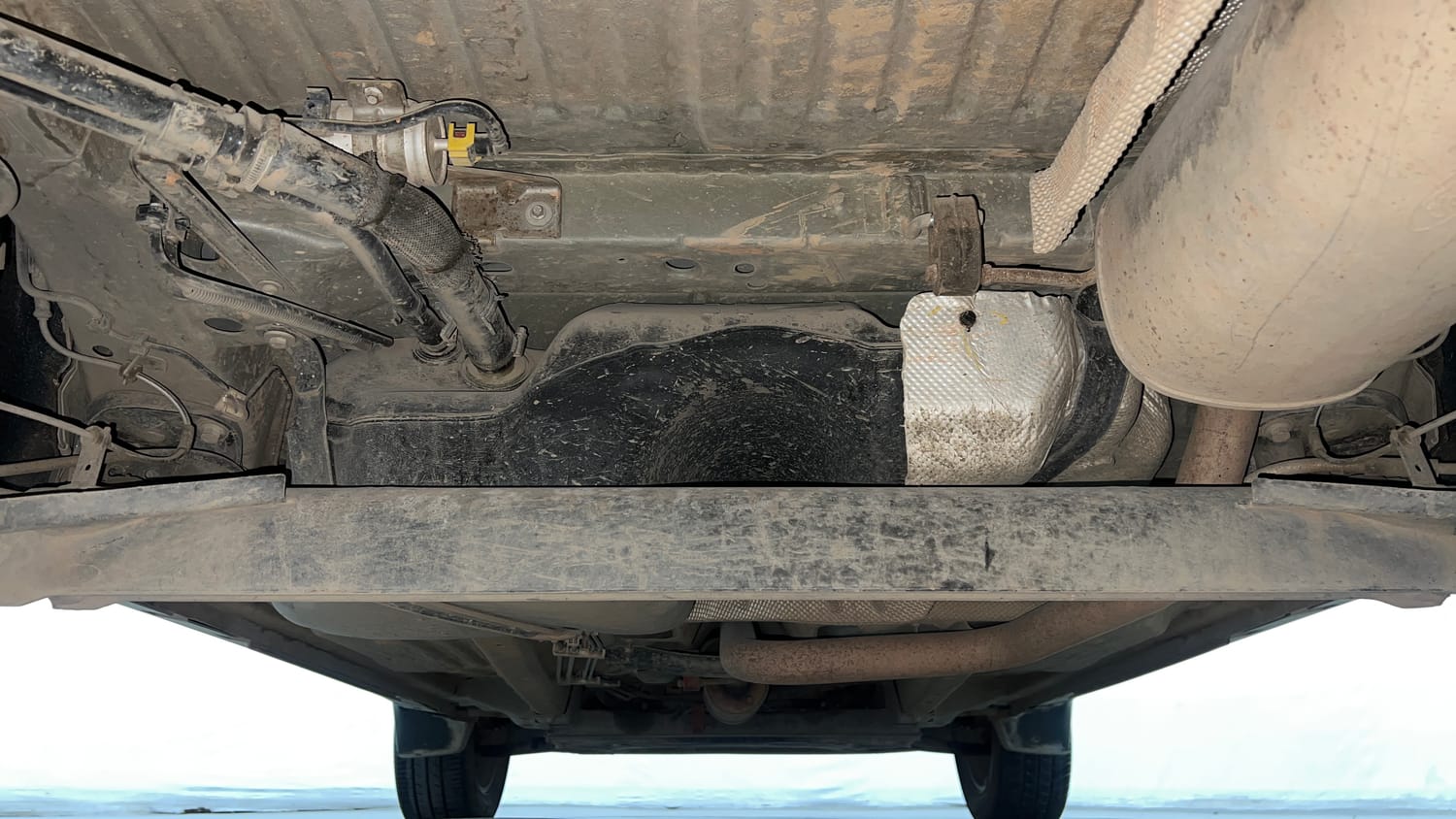 Used 2016 Ford EcoSport Titanium 1.5L Ti-VCT AT Petrol Automatic extra REAR UNDERBODY VIEW (TAKEN FROM REAR)