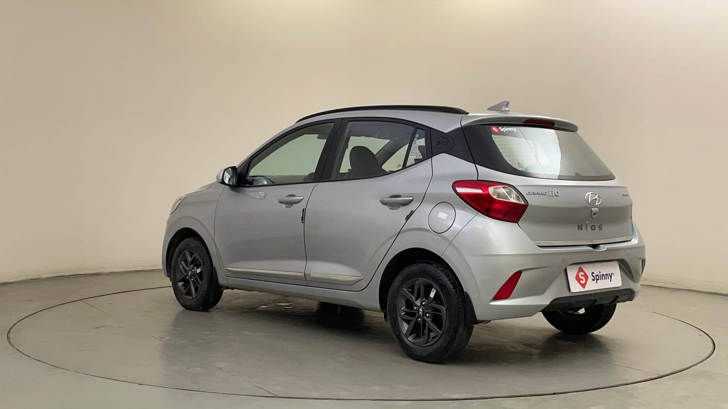 Used 2022 Hyundai Grand i10 Nios Sportz AMT 1.2 Kappa VTVT Petrol Automatic exterior LEFT REAR CORNER VIEW