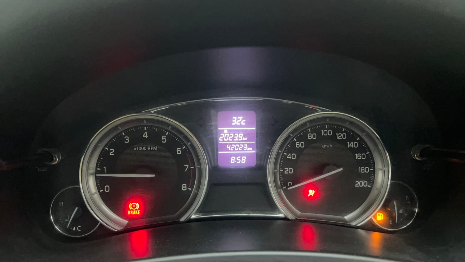 Used 2015 Maruti Suzuki Ciaz ZXI+ Petrol Manual interior CLUSTERMETER VIEW