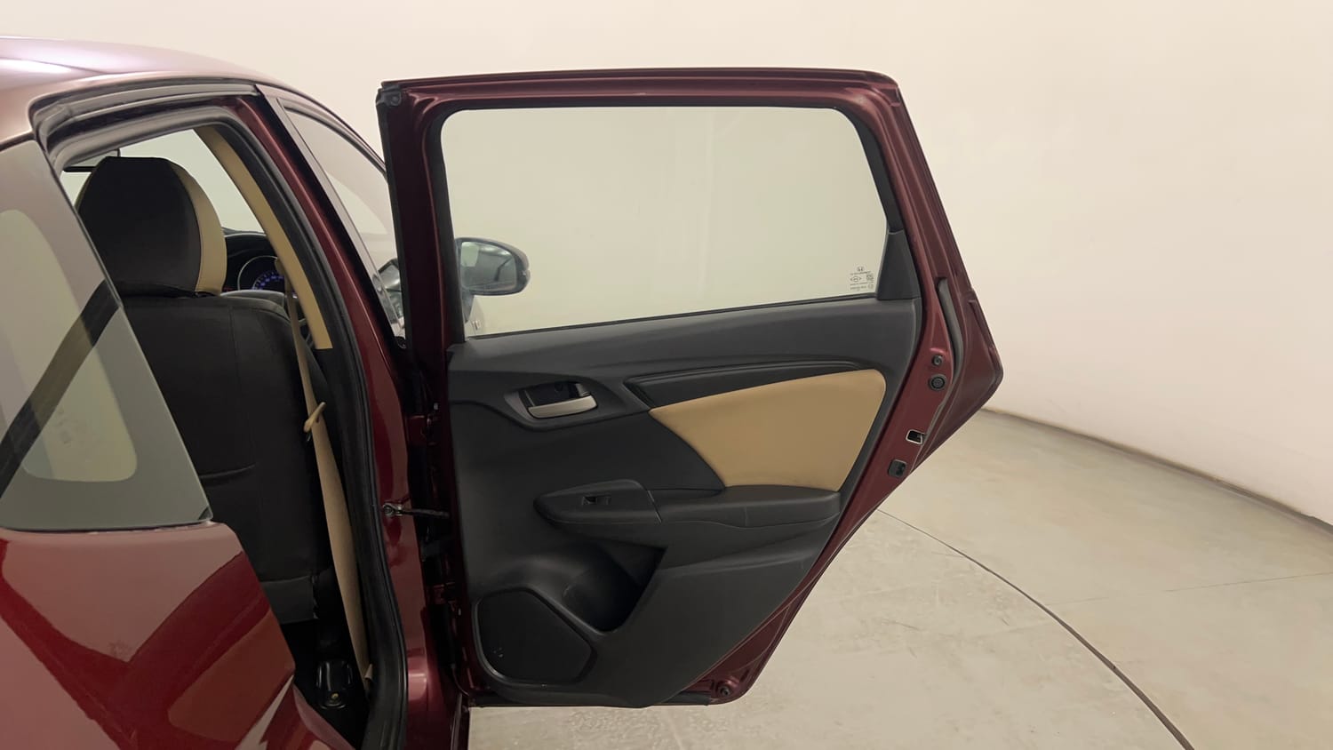 Used 2015 Honda Jazz SV Petrol Petrol Manual interior RIGHT REAR DOOR OPEN VIEW