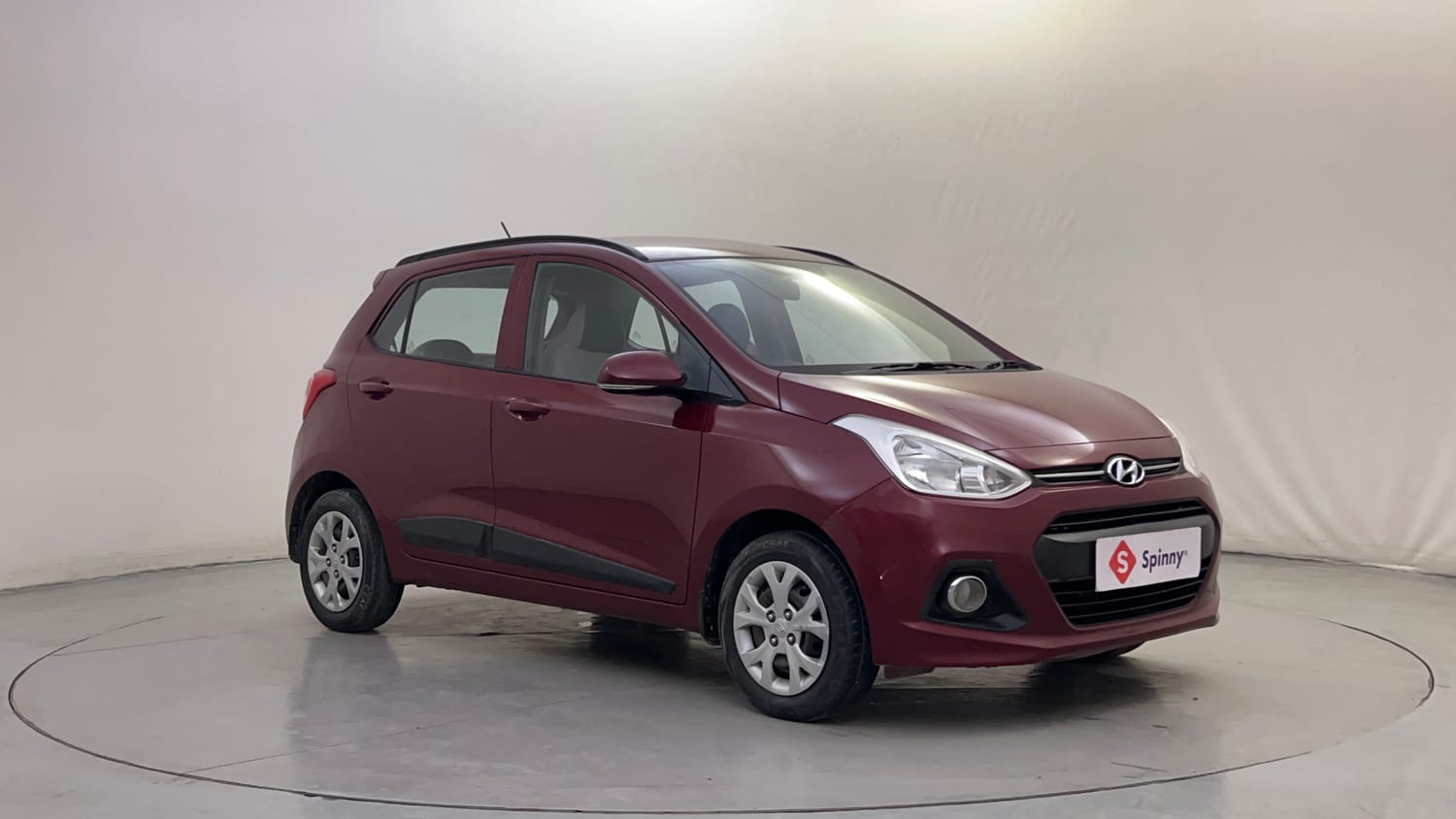 Used 2016 Hyundai Grand i10 Sportz 1.2 Kappa VTVT Petrol Manual exterior RIGHT FRONT CORNER VIEW