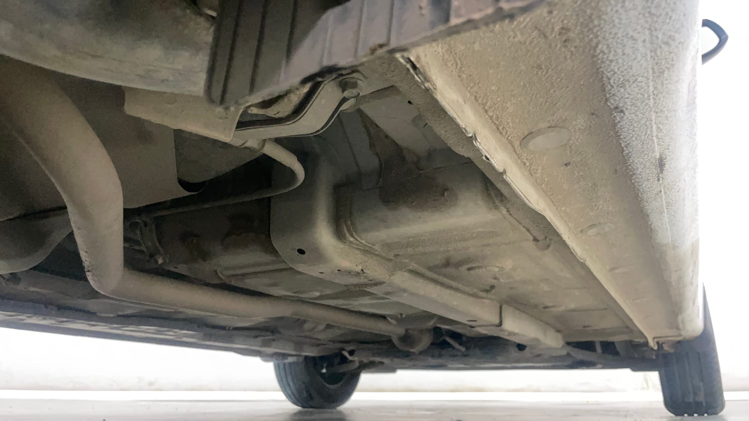 Used 2026 Hyundai Grand i10 Nios Magna 1.2 Kappa Petrol Manual extra REAR RIGHT UNDERBODY VIEW