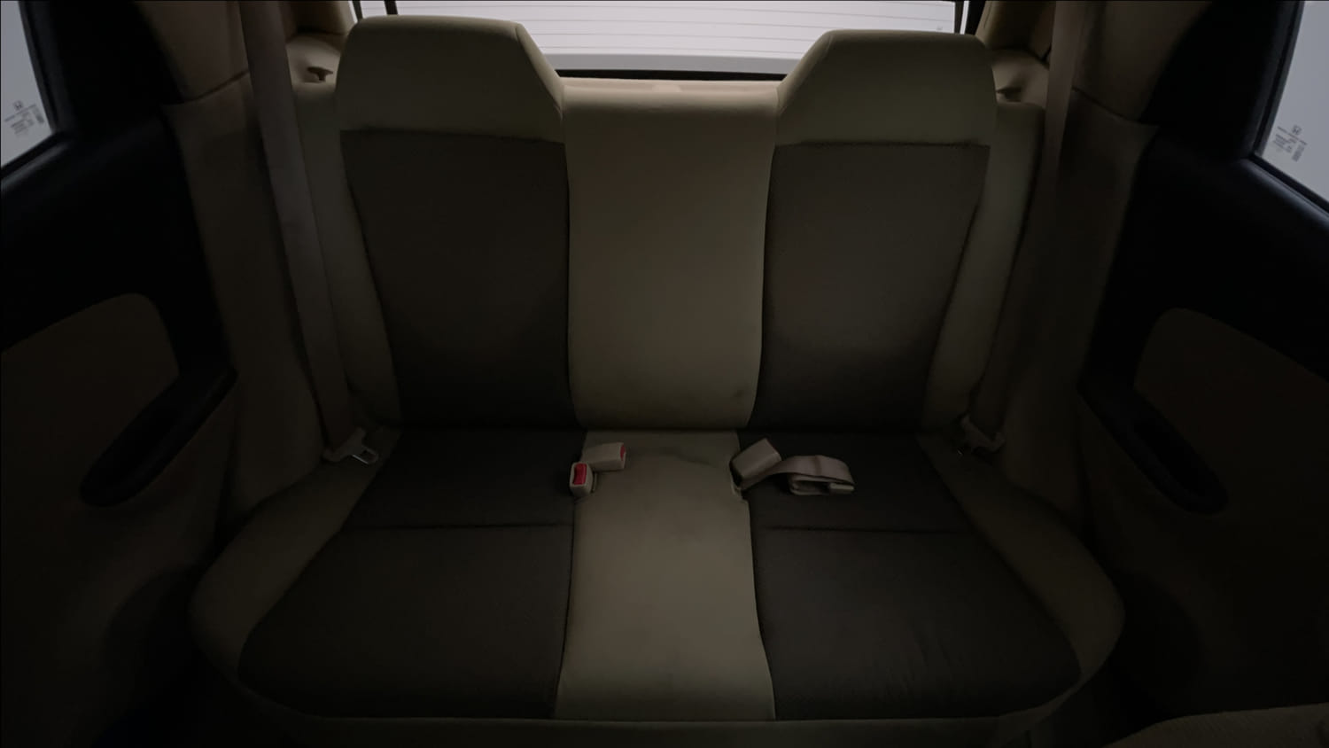 Used 2013 Honda Brio VX MT Petrol Manual interior REAR SEAT CONDITION VIEW