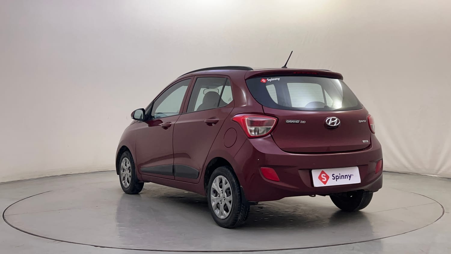 Used 2016 Hyundai Grand i10 Sportz 1.2 Kappa VTVT Petrol Manual exterior LEFT REAR CORNER VIEW