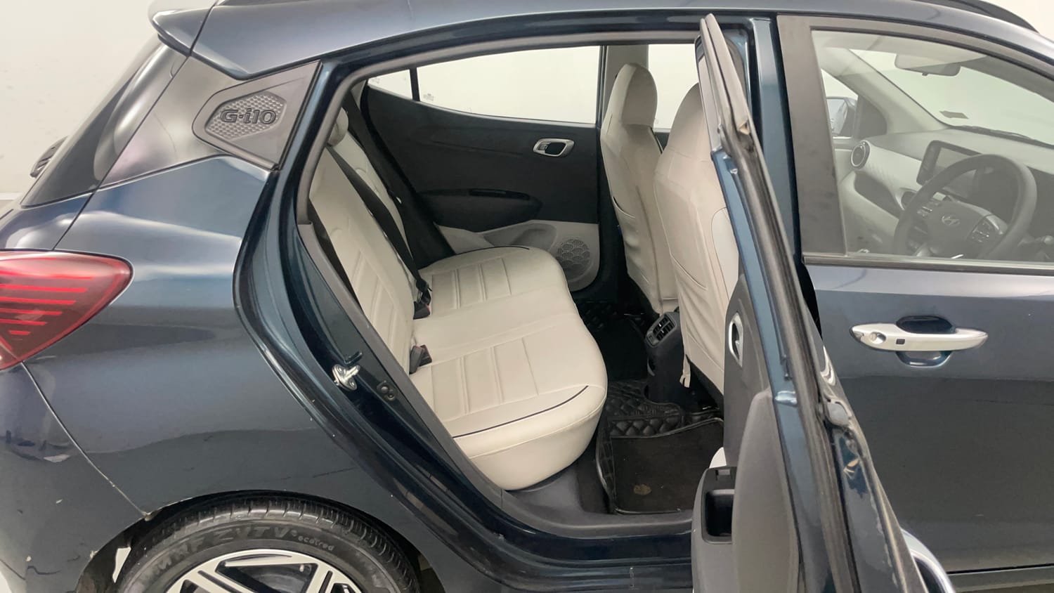 Used 2024 Hyundai Grand i10 Nios Asta 1.2 Kappa AMT Petrol Automatic interior RIGHT SIDE REAR DOOR CABIN VIEW