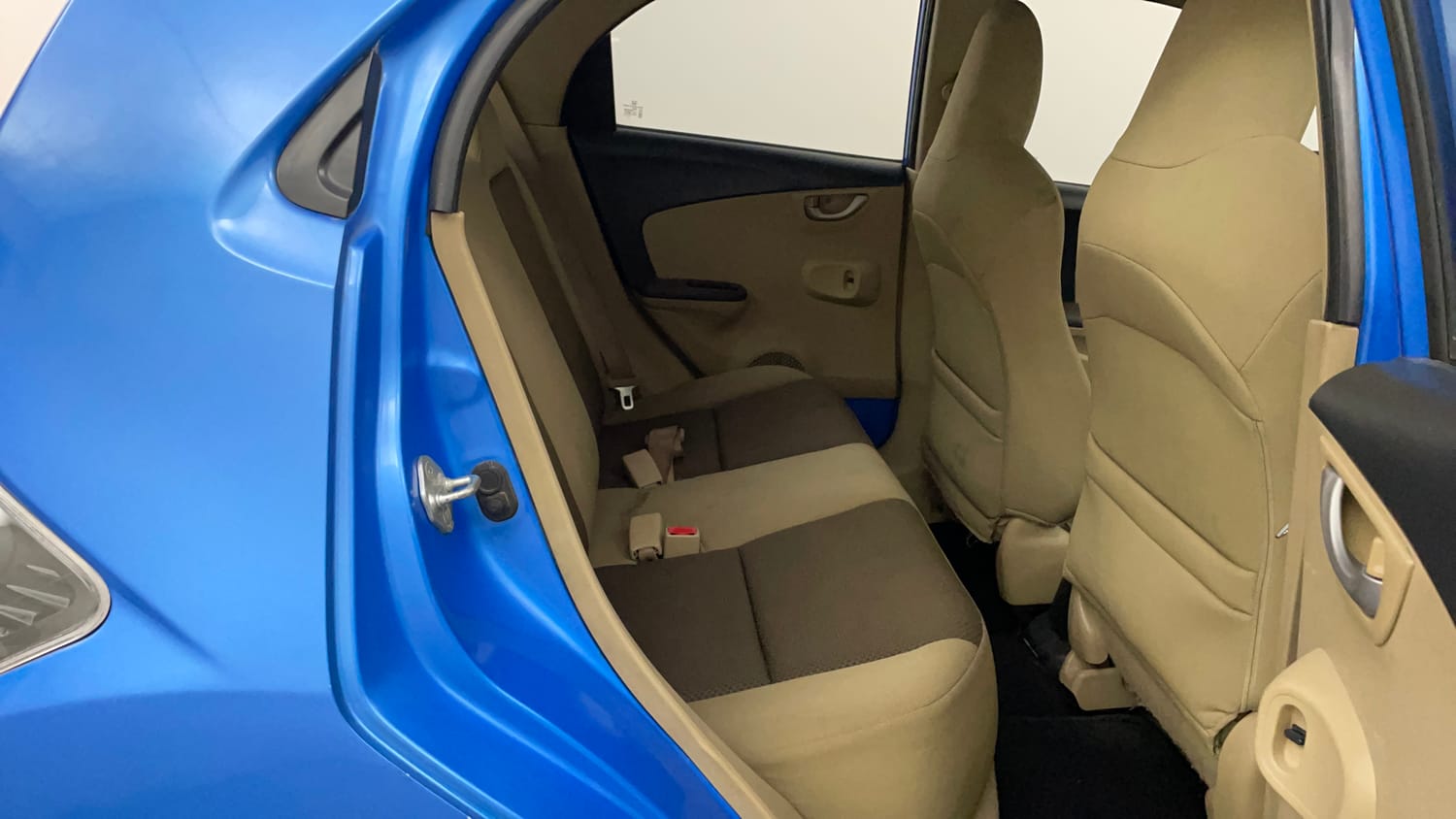 Used 2013 Honda Brio VX MT Petrol Manual interior RIGHT SIDE REAR DOOR CABIN VIEW