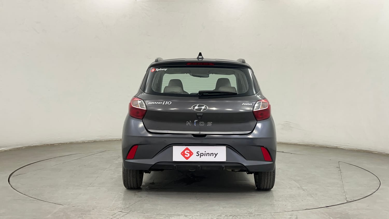 Used 2021 Hyundai Grand i10 Nios Sportz AMT 1.2 Kappa VTVT Petrol Automatic exterior BACK VIEW