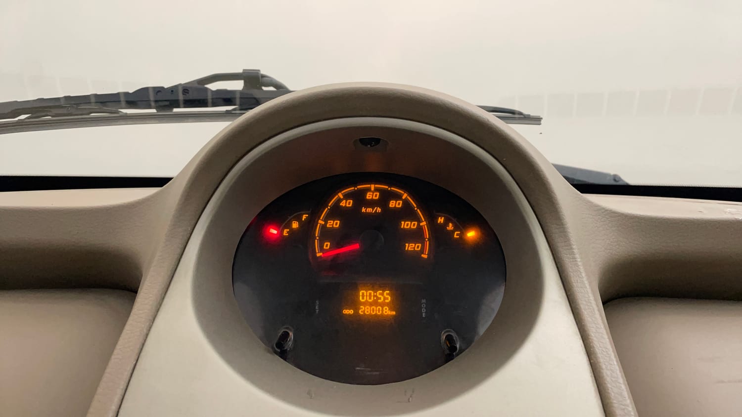 Used 2015 Tata Nano Twist XT Petrol Manual interior CLUSTERMETER VIEW