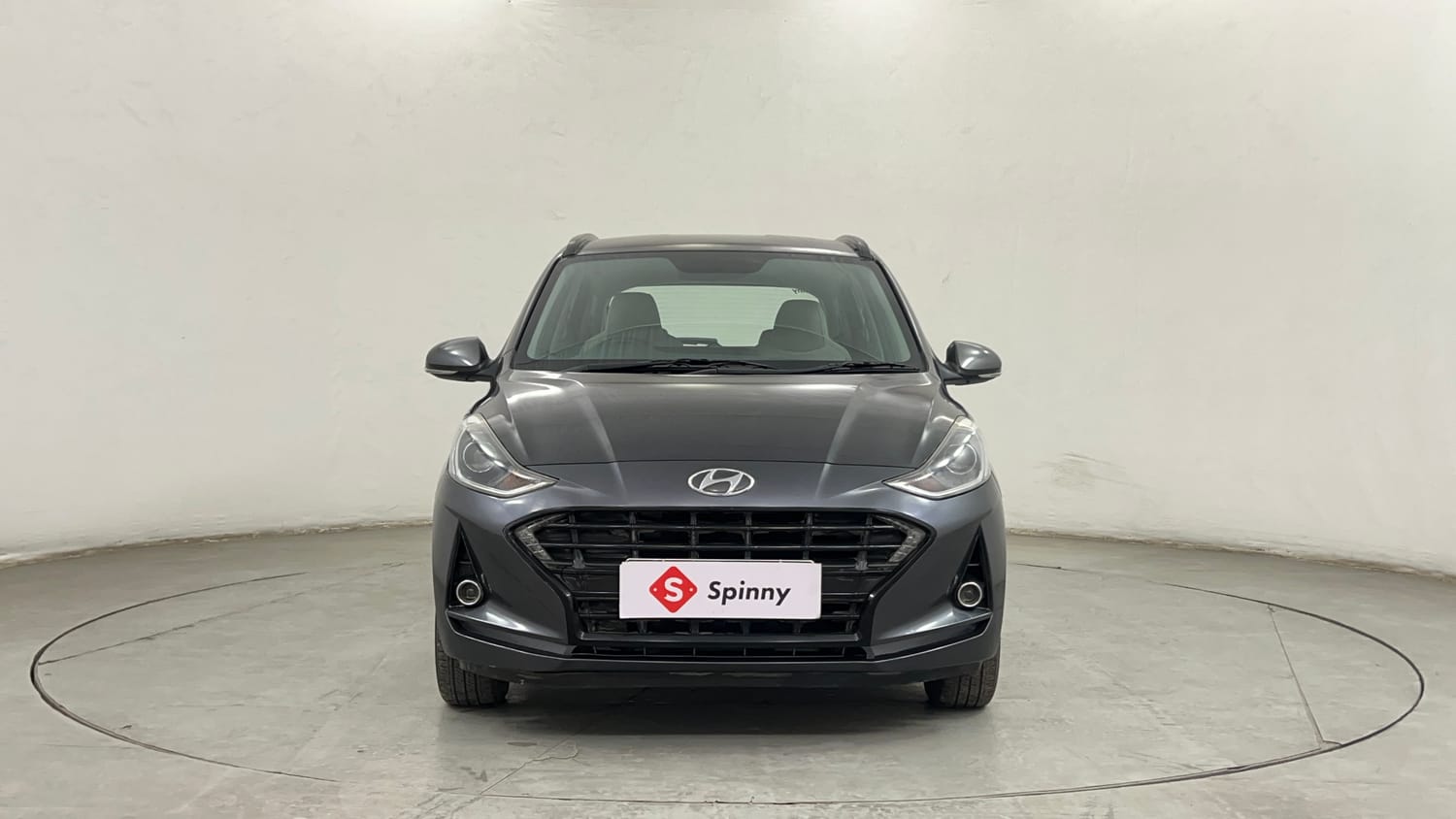Used 2021 Hyundai Grand i10 Nios Sportz AMT 1.2 Kappa VTVT Petrol Automatic exterior FRONT VIEW