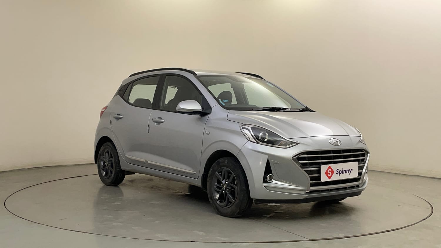 Used 2022 Hyundai Grand i10 Nios Sportz AMT 1.2 Kappa VTVT Petrol Automatic exterior RIGHT FRONT CORNER VIEW