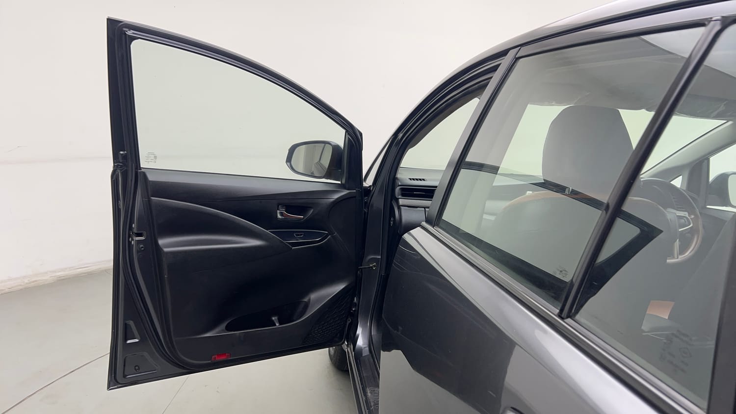Used 2022 Toyota Innova Crysta GX 2.7 AT 7 STR Petrol Automatic interior LEFT FRONT DOOR OPEN VIEW